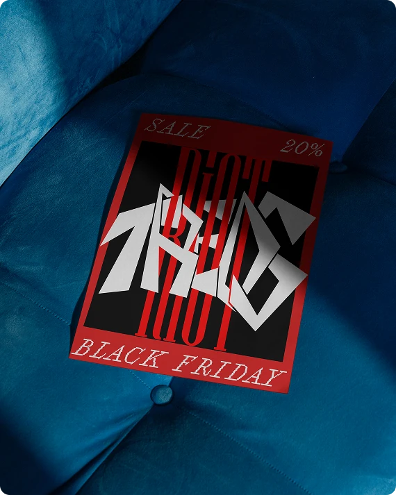 Постер Black Friday RIOT TREDS
